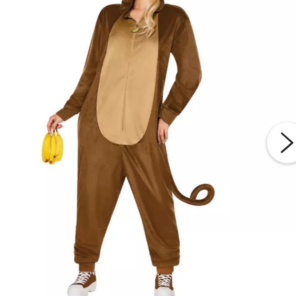 Halloween!! Brown Monkey Halloween Costume